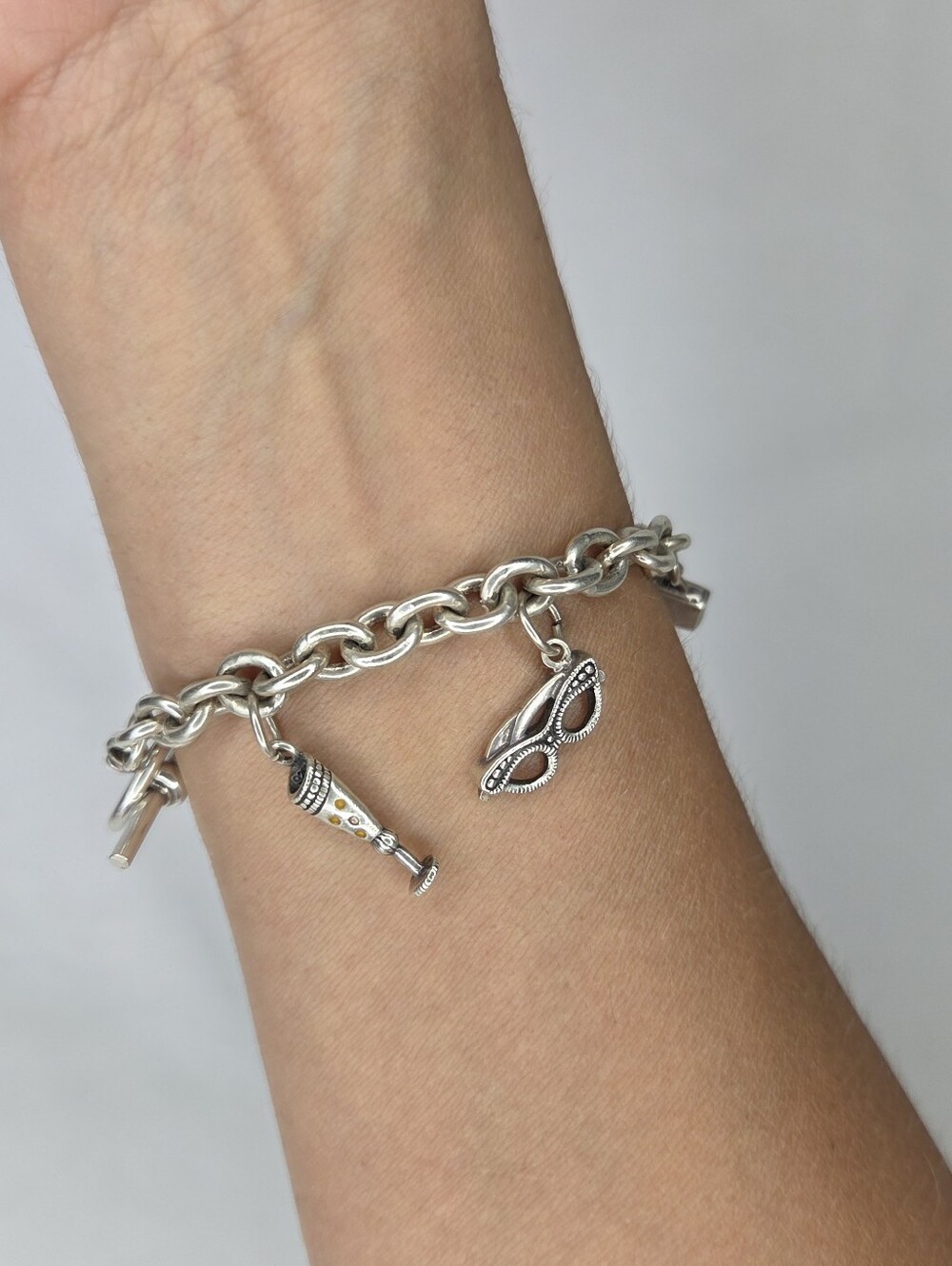 Silver Charm Bracelet